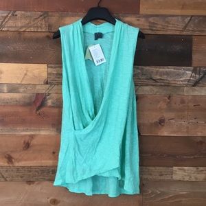 Anthropologie Top- Mint Green